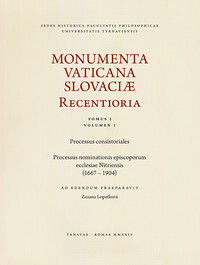 Monumenta Vaticana Slovaciae Recentioria