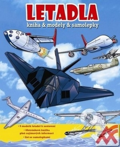 Letadla - kniha & modely & samolepky
