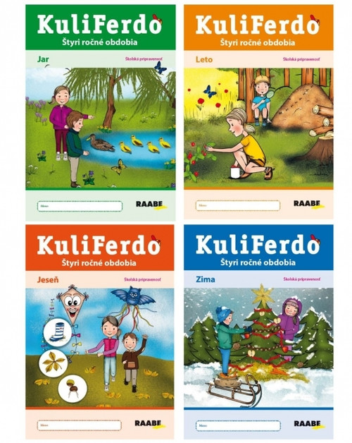 Kuliferdo - štyri ročné obdobia ( sada 4 ks)