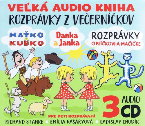 Rozprávky z večerníčkov - 3 CD (audiokniha)