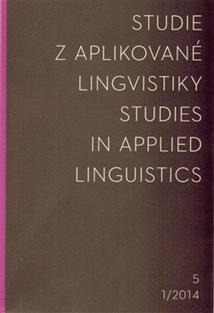 Studie z aplikované lingvistiky 1/2014