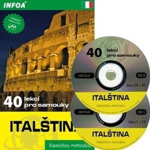 Italština klasickou metodou. 40 lekcí pro samouky + 2 CD