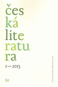 Česká literatura 1/2013