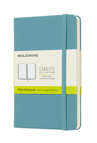 Zápisník Moleskine tvrdý čistý modrozelený S