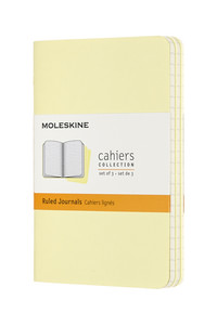 Sešity Moleskine 3 ks linkované žluté S