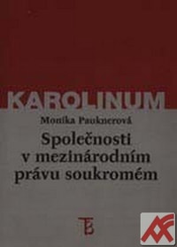 Společnosti v mezinárodním právu soukromém