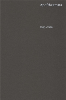Apofthegmata 1983-1990