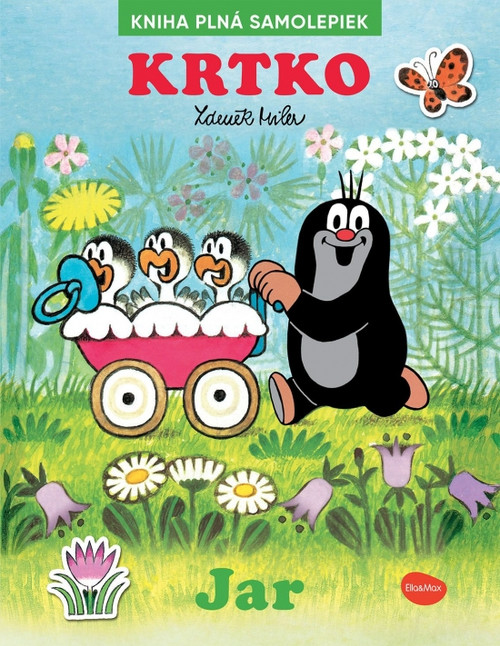 Krtko a jar - kniha plná samolepiek