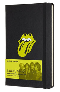 Rolling Stones zápisník linkovaný L Black