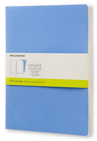 Volant zápisníky 2 ks čisté světle modré XL