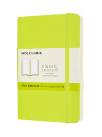 Zápisník Moleskine měkký čistý žlutozelený S