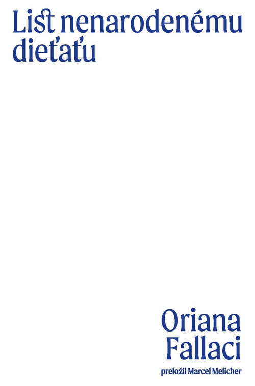 List nenarodenému dieťaťu