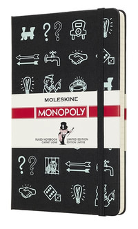 Monopoly zápisník Moleskine linkovaný Icons L