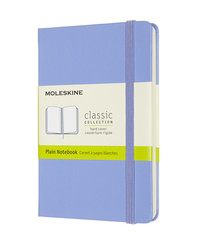 Zápisník Moleskine tvrdý čistý světle modrý S