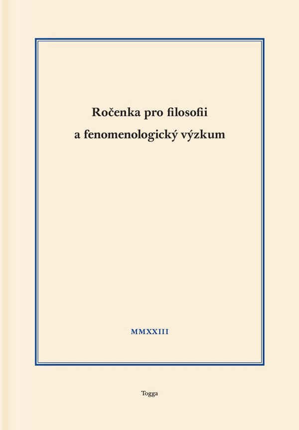 Ročenka pro filosofii a fenomenologický výzkum 2023, sv. XIII