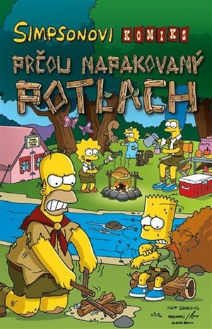 Kniha Simpsonovi. Prčou napakovaný potlach
