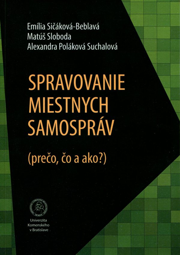 Kniha Spravovanie miestnych samospráv