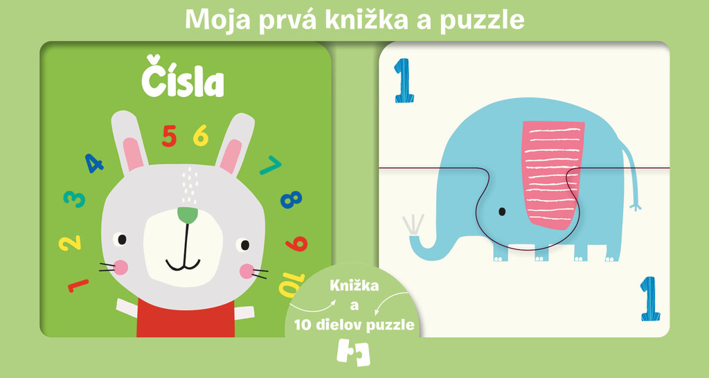 Moja prvá knižka a puzzle - Čísla