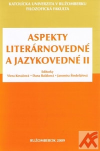 Aspekty literárnovedné a jazykovedné II